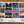 Load image into Gallery viewer, A spiral-bound wall calendar or print laid flat on a wooden table, featuring a grid of colorful Melbourne cityscape photographs with text reading '#Welcome to Melbourne' and 'Humans love Melbourne' plus the website MELBOURNEILOVEYOU.COM.

