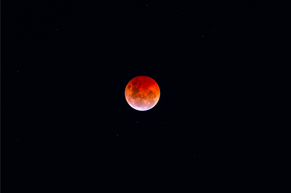 DAY 312 - RED MOON ECLIPSE - PRINT