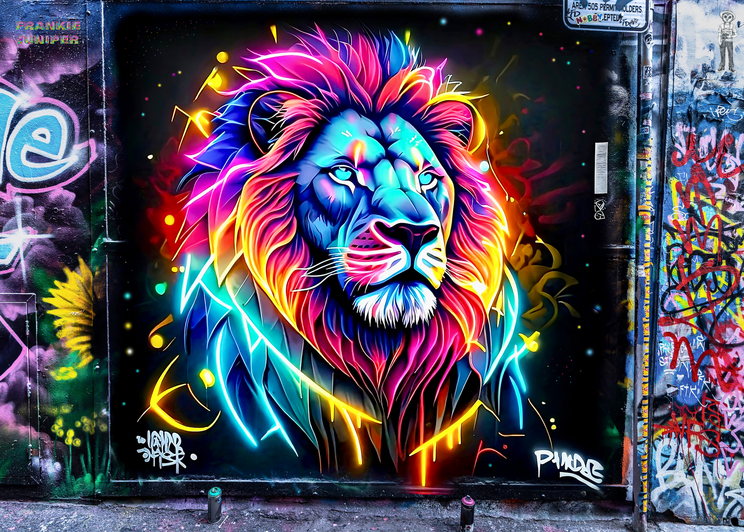 NEON LION 1000 PIECE JIGSAW PUZZLE – Melbourneiloveyou