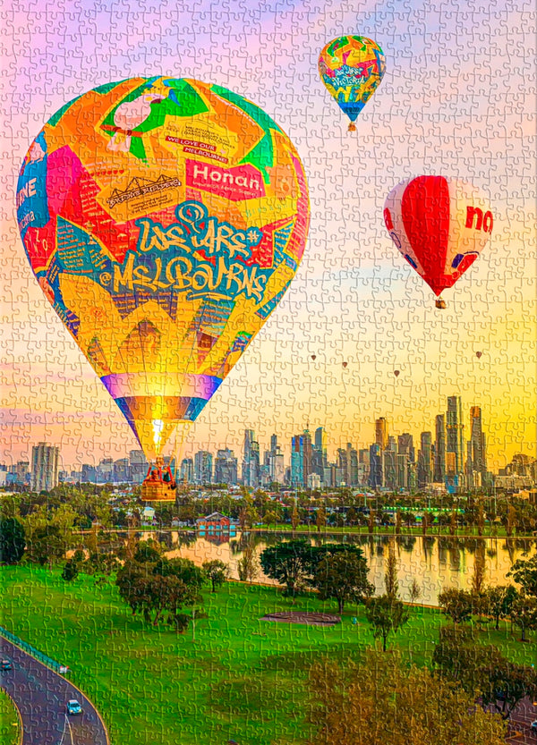 MELBOURNE LOVE FROM ABOVE - 1000 PIECE JIGSAW PUZZLE