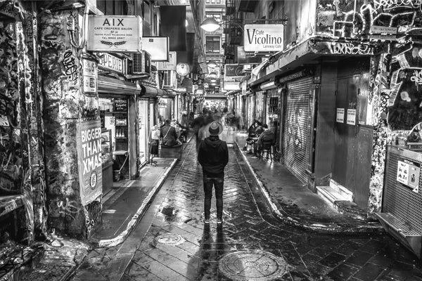 City Night - B&W - Print
