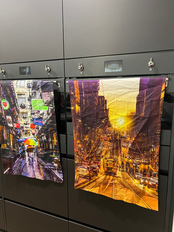 TEA TOWEL - CITY CIRCLE