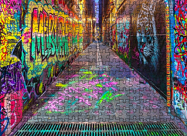 MELBOURNE STREET ART 1000 PIECE JIGSAW PUZZLE