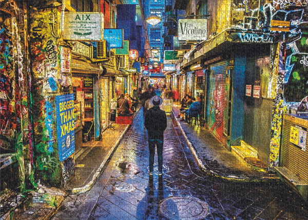 MELBOURNE LANEWAY 1000 PIECE JIGSAW PUZZLE