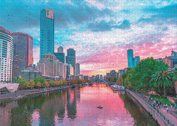 ROMANCE ON THE YARRA - 1000 PIECE JIGSAW PUZZLE - PRESALE