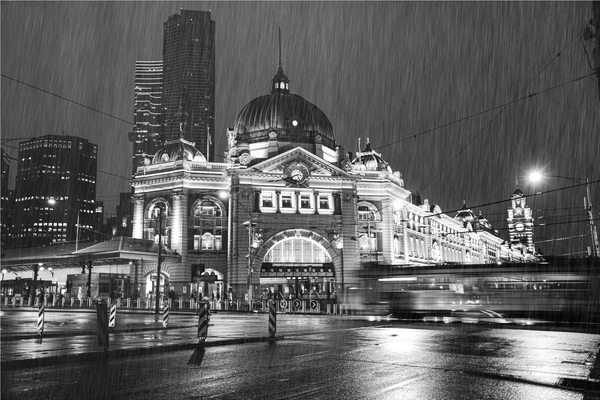 CLASSICAL RAINY FLINDERS BW - PRINT