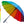 Load image into Gallery viewer, GOLF SIZE RAINBOW UMBRELLA - PRE SALE
